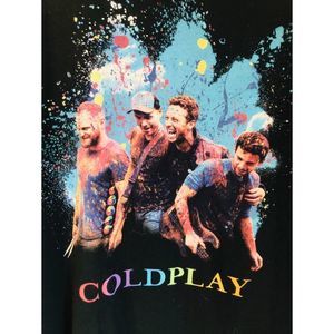 COLDPLAY 2017 A HEAD FULL OF DREAMS WORLS TOUR SZ L TEE